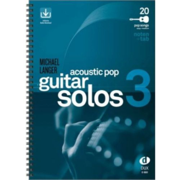 DUX Acoustic Pop Guitar Solos 3+online audio